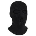 thumbnail image 1 of HULBOEX Unisex Adjustable Balaclavas knitted mask 3 Hole Ski Mask Winter Warmer Full Face Balaclava Outdoor Sports Thermal Cap for Men Women, 1 of 9