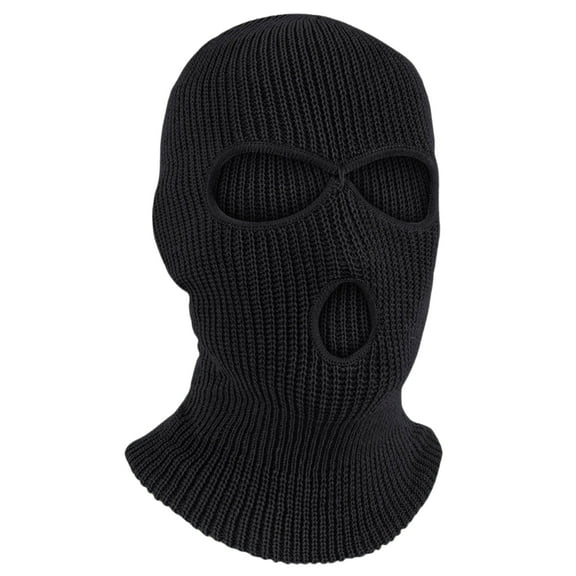 HULBOEX Unisex Adjustable Balaclavas knitted mask 3 Hole Ski Mask Winter Warmer Full Face Balaclava Outdoor Sports Thermal Cap for Men Women