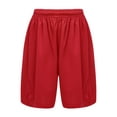 thumbnail image 1 of HULIJA Kids Boys Jersey Soccer Shorts Track Shorts Elastic Waistband Trunks Sports Workout Football Red S, 1 of 5