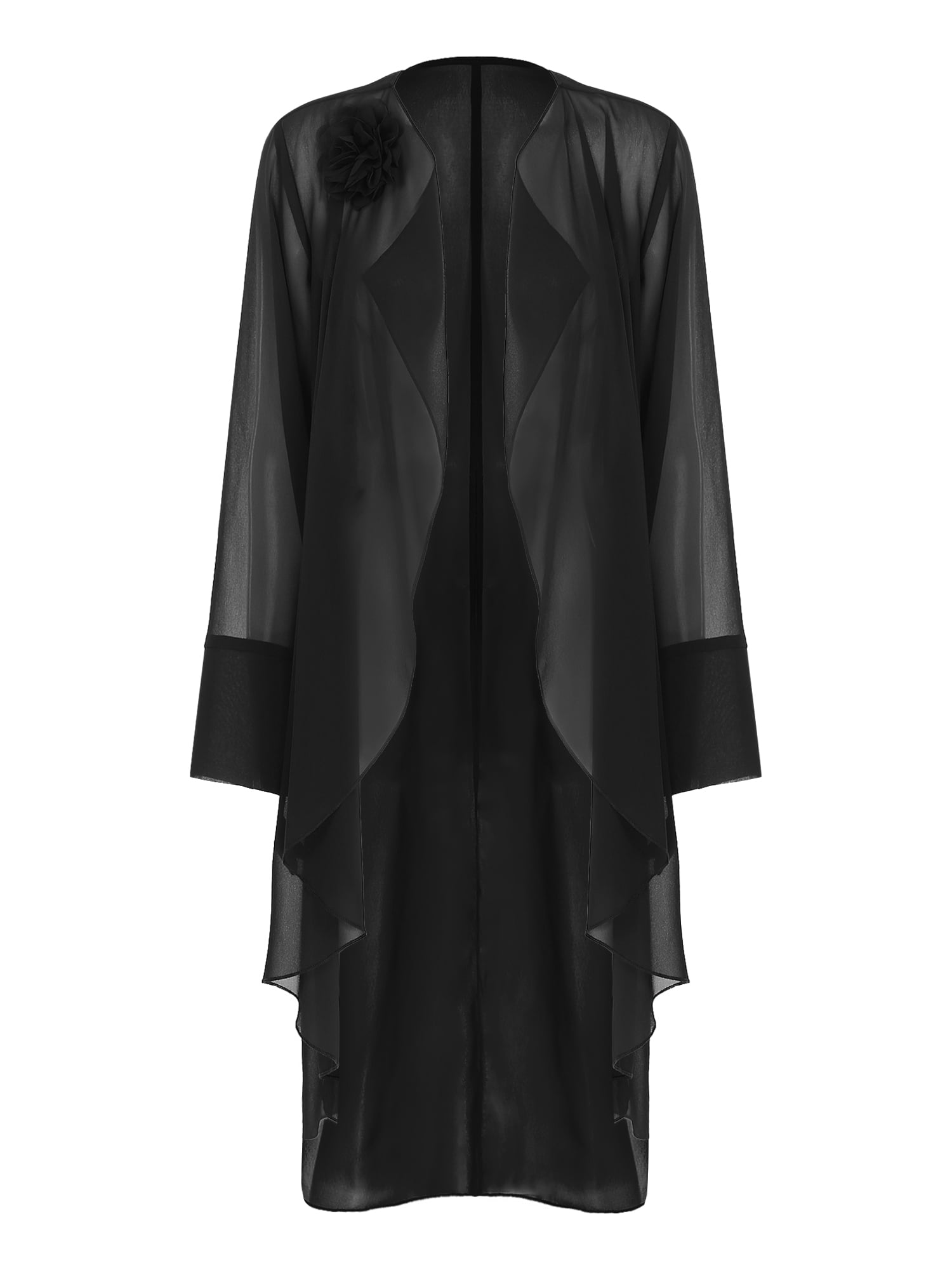 Wedding Long Sheer Kimono Cardigan Chiffon Kimono Jacket For