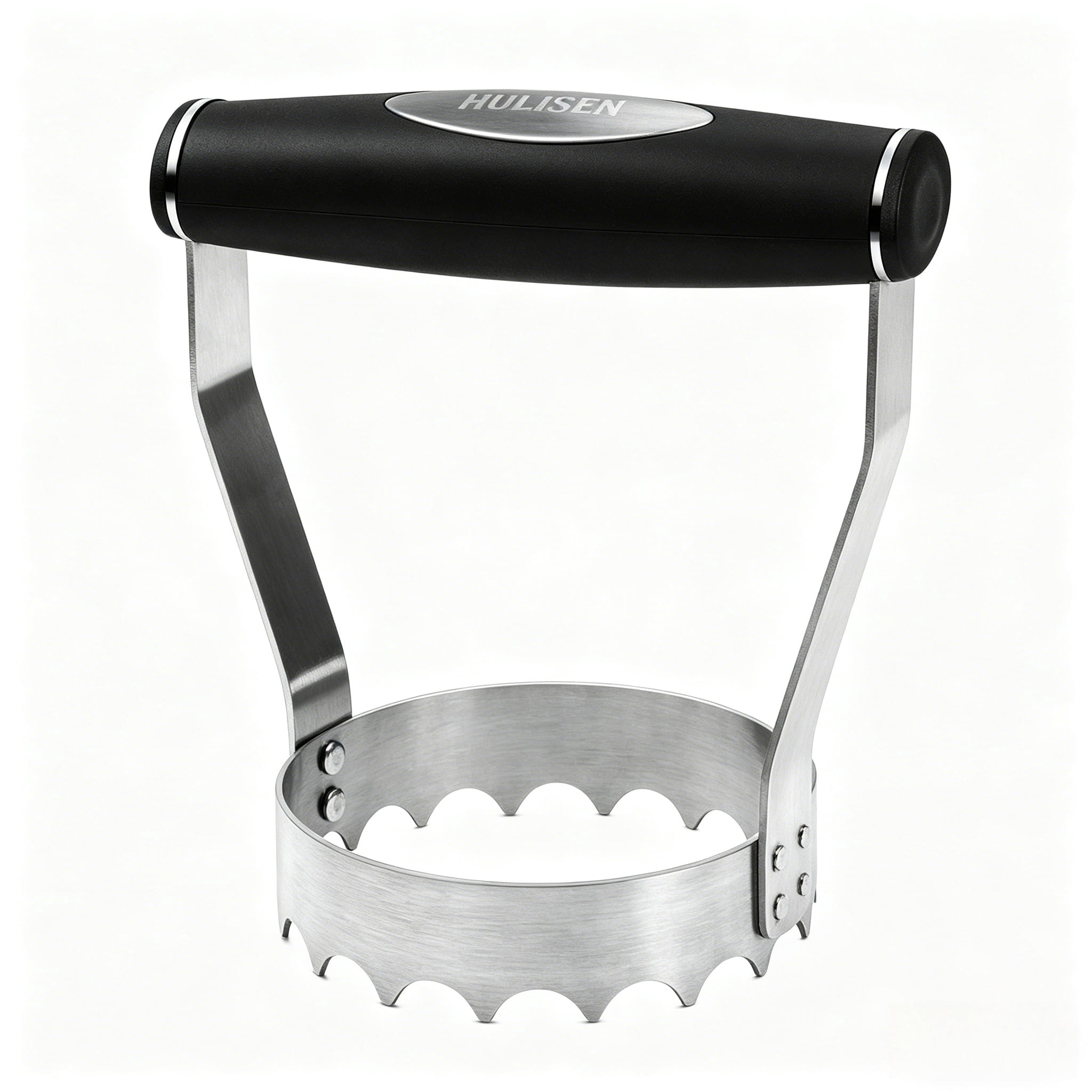 HULISEN 3 Inch Food Chopper, Stainless Steel Salad Chopper with Grip ...