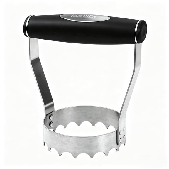 HULISEN 3 Inch Food Chopper, Stainless Steel Salad Chopper with Grip Handle