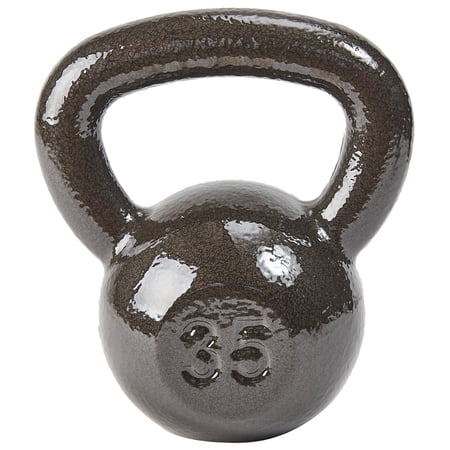 HULKFIT Cast Iron Enamel Coated Strength Training Kettlebell Weights