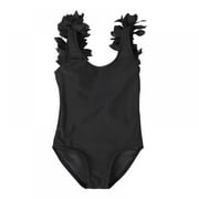 HULKLIFE Baby One-Piece Back Leaves Hollow Parent-Child Swimsuit