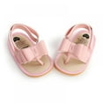 thumbnail image 1 of HULKLIFE Summer Baby Girl Flip Flops Bow Cute Solid Color Shoes Sandals, 1 of 5