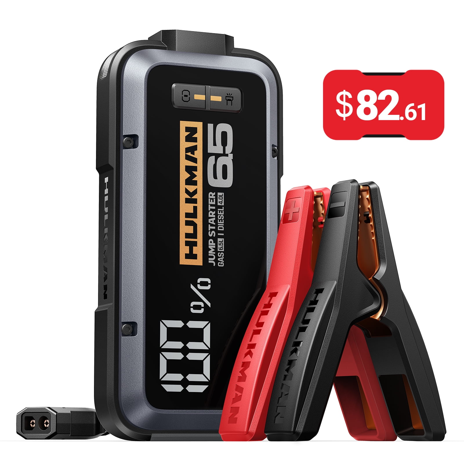 HULKMAN Alpha65 Smart Jump Starter 1200 Amp 12000mAh Car Starter for up