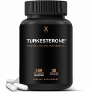 HUMANX Turkesterone+ 800mg - USA Third Party Tested Similar to Ecdysterone for Muscular Development & Dynamic Athletic Performance - Natural Anabolic - Non GMO, Vegan - Turkesterone Supplement