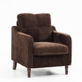 HUMEHA Mid Century Accent Chair, Corduroy Comfy Reading Chair for ...