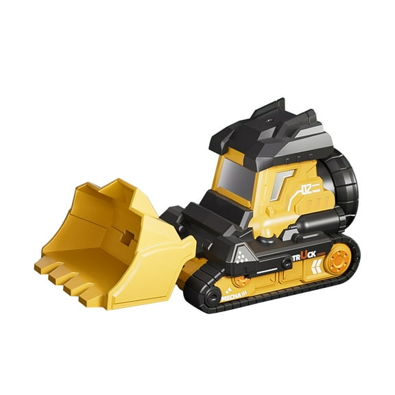 HUMJUSE Construction Toys, Sand Box Beach Toy Construction Truck Toys Vehicles, Push and Go Sand Truck Toys, Outdoor Toys Bulldozer Excavator Roller Truck Gift for 3 4 5 6 7 8 Year Old Boys