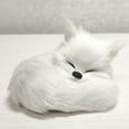 thumbnail image 1 of HUMJUSE Mini Faux Fur Fox Figurine Ornament, Cute Fox Model for Birthday Gift Home Decor, 3Inch, 1 of 5