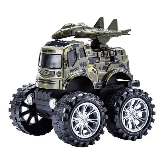 HUMJUSE Monster Truck Toys for Boys, Large Tires Pull Back Race Cars Party Favors Push and Go Monster Vehicles Kids Birthday Party Favors Gifts for 3+ Year Old Boys Girls