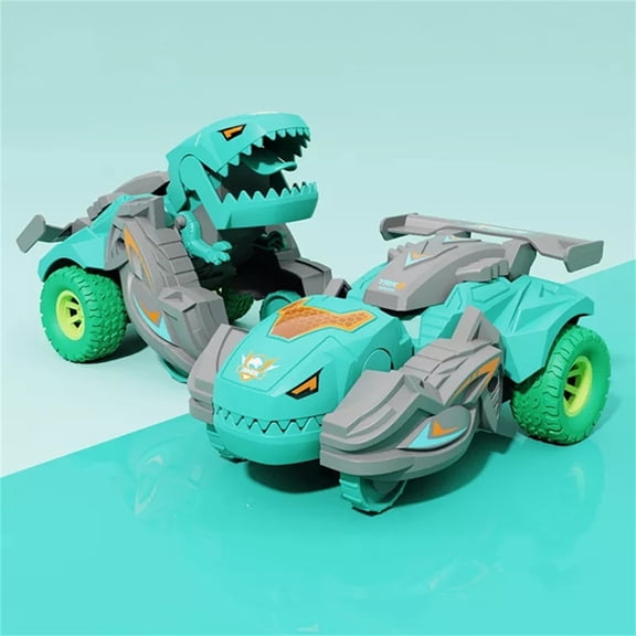 HUMJUSE Transforming Dinosaur Toys - Car Toys for Toddlers 1-3, Birthday Gifts Toys for Boys Kids 3 4 5 Year Old