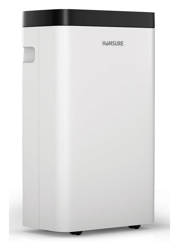 HUMSURE 22 Pints Protable Dehumidifier for Basement and Home with Drain Hose, Spaces up to 1500 Sq Ft, Max Moisture Removal 30 Pints (95 "F, 95% RH)