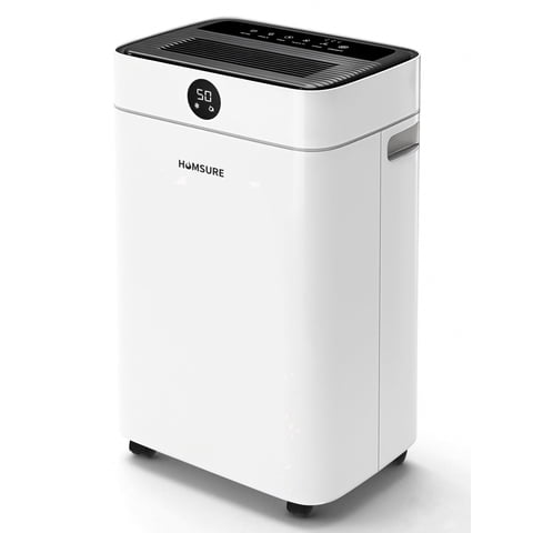 HUMSURE 50 Pint Dehumidifier for Basement, Compressor Dehumidifier with Auto Defrost & Drain Hose, Covers up to 3500 Sq. ft.