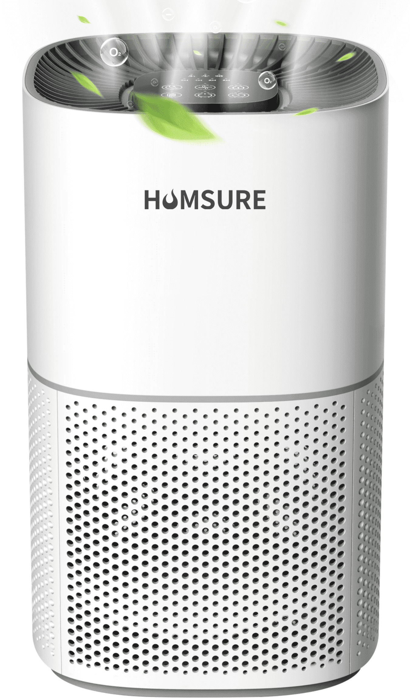 HUMSURE Air Purifiers for Home up to 1500 Sq.ft, Large Air Purifier for Bedroom with HEPA 13 Filter, Remove 99.97%, White, HKJ-200A