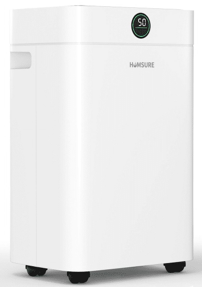 HUMSURE 12-Pint Dehumidifier for Basements with Drain Hose, 1,050 Sq. ft. Dehumidifier for Large Home Bathroom and Bedroom
