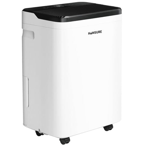 HUMSURE 70 Pints Dehumidifier for Basements with Drain Hose, Large Dehumidifier Covers up to 4500 Sq. Ft, Auto Defrost, 24H Timer, White