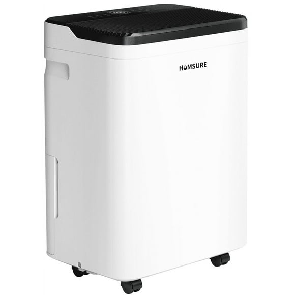 HUMSURE 19-Pint Dehumidifier for Basements, Large Room, Home, Bathroom, 1,450 Sq. ft. Dehumidifier with Drain Hose Intelligent Humidity Control