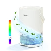 HUMSURE 95 oz Portable Dehumidifier for Home, Small with Auto Shut-Off & 7-Color LED, Quiet for Bedroom Bathroom RV Closet