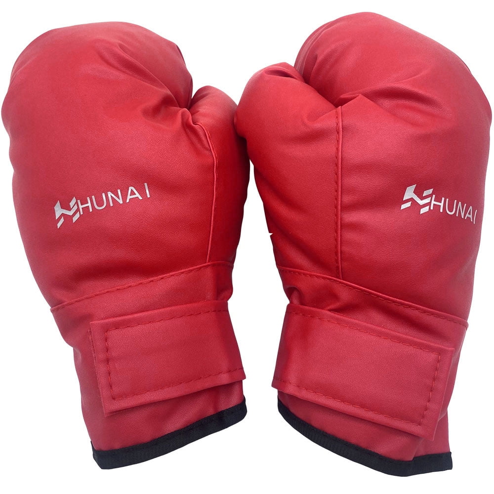 HUNAI Adult boxing gloves; children's fitness gloves.