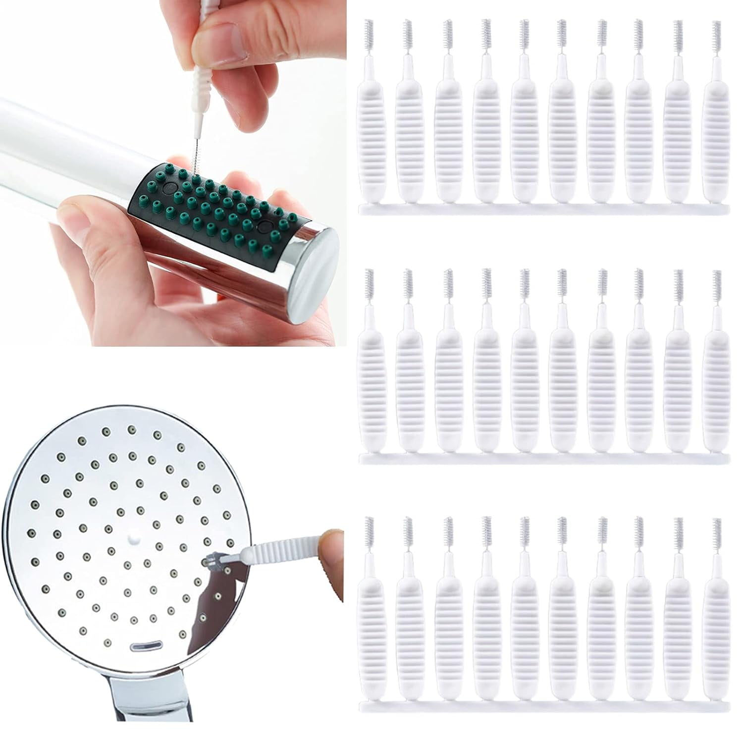 HUNCHA Shower Head Cleaning Brush for Small Hole Multifunctional Shower ...