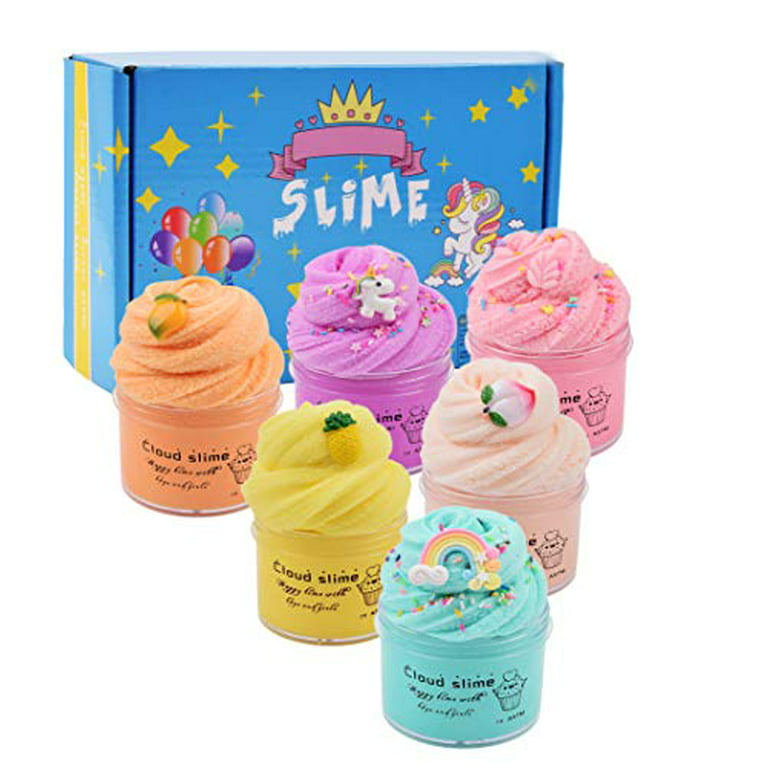 SUNNYPIG 6-7-8-9-10 Year Old Girl Gifts-Toys for 5-6-7-8 Year Old Girls  Butter Slime Kit for Boys Toys Age 5-10 Cloud Slime Kit for Kids Birthday  Gifts for Kids Age 5 6 7