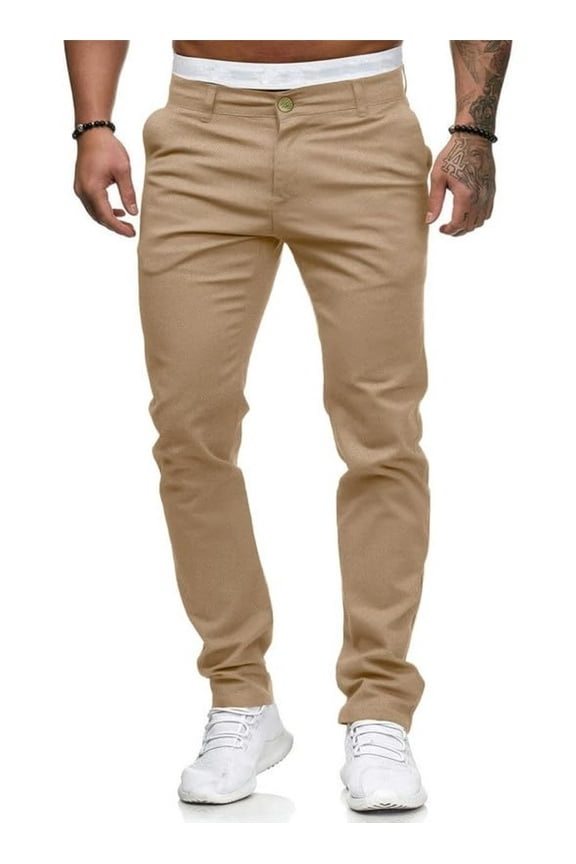 Men Skinny Slim Fit Casual Jeans Dyeing Stretch Straight Fashion Denim Pants