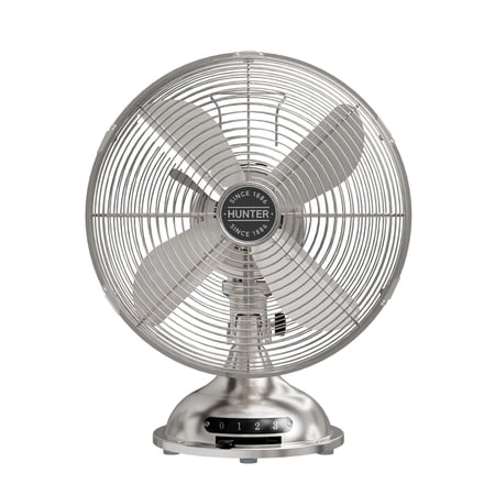 HUNTER - 97315 - Classic D12 Portable Desk Fan 12 in 3 speeds