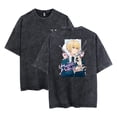 thumbnail image 1 of HUNTER×HUNTER Hisoka Short-sleeved T-shirt Summer vintage crewneck top, 1 of 7
