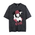 thumbnail image 1 of HUNTER×HUNTER Hisoka Short-sleeved T-shirt Summer vintage crewneck top, 1 of 5