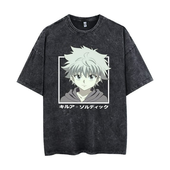 HUNTER×HUNTER shirt Killua Zoldyck T-shirt Vintage crewneck sweatshirts for men and women