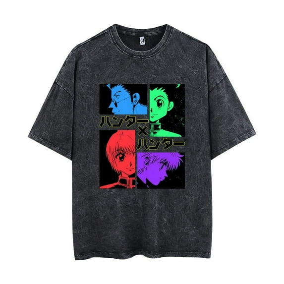 HUNTER×HUNTER shirt Killua Zoldyck T-shirt Vintage crewneck sweatshirts for men and women
