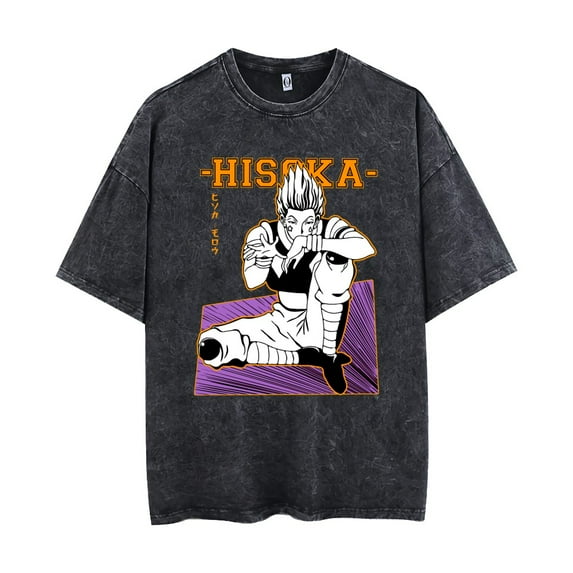 HUNTER×HUNTER shirt Killua Zoldyck T-shirt Vintage crewneck sweatshirts for men and women