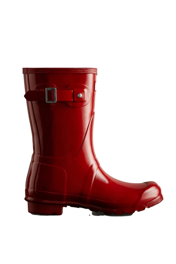 ORIGINAL SHORT GLOSS WOMEN RAIN BOOTS - Military Red