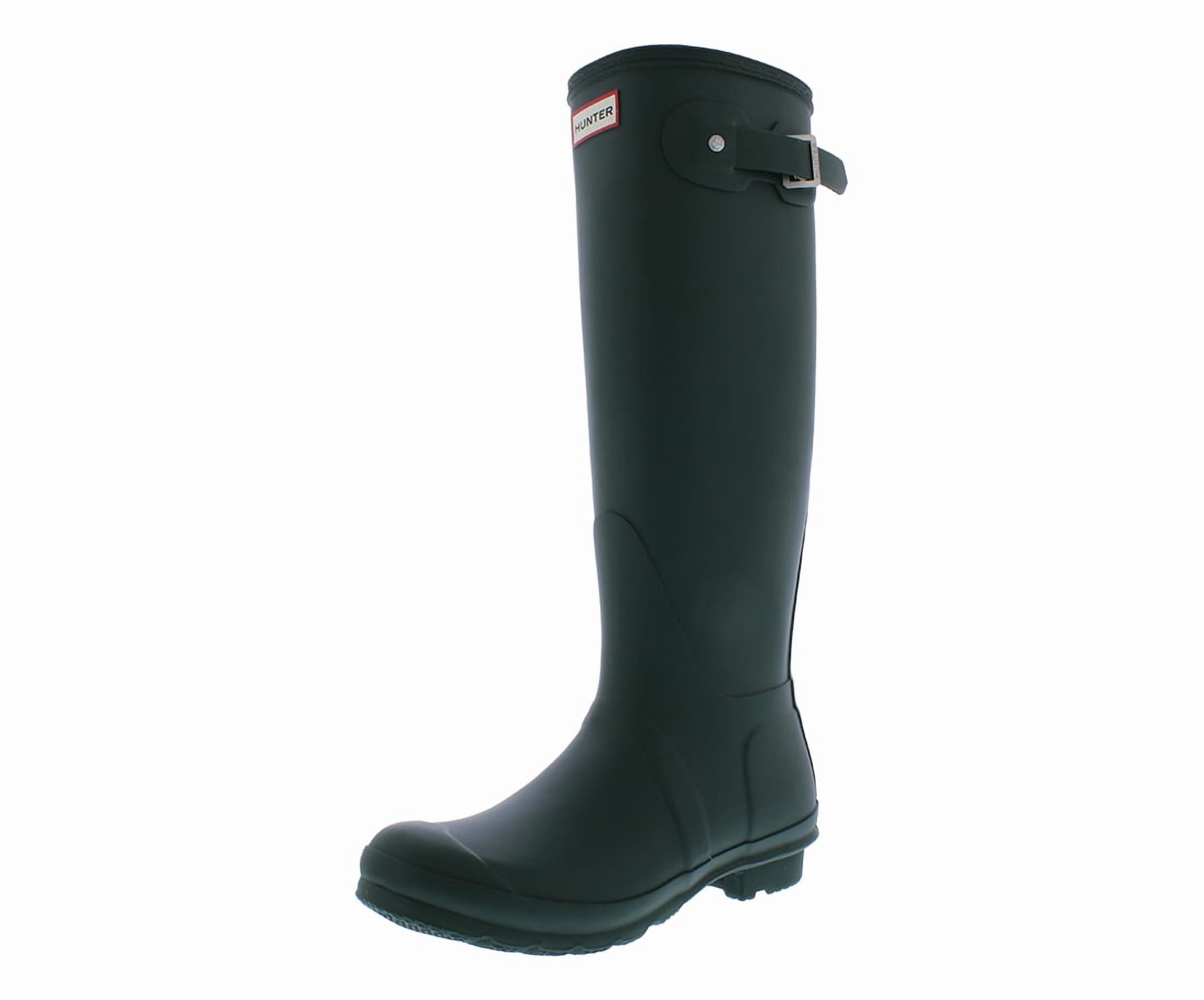 Hunter Original Tall Rain Boot Womens Shoes Size 7, Color: Hunter Green