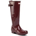 thumbnail image 1 of HUNTER ORIGINAL BACK ADJUSTABLE GLOSS WOMEN RAIN BOOTS - Rumbling Red Gloss / 9, 1 of 4