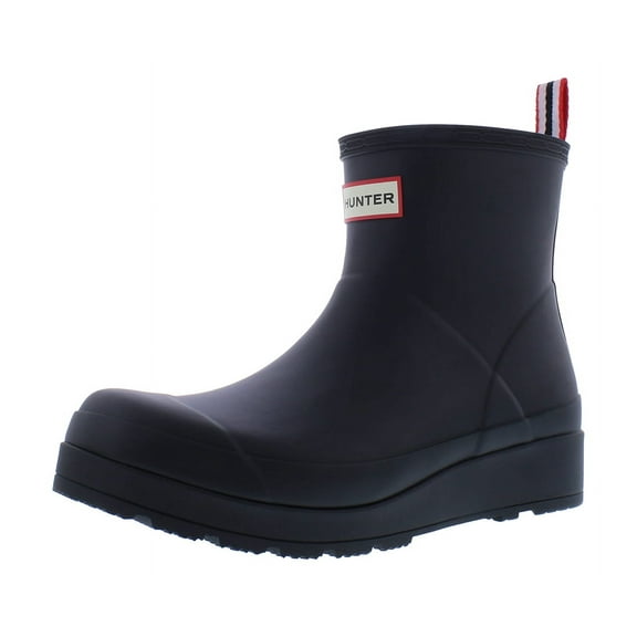 Hunter Play Short Boot Womens Shoes Size 9, Color: Black