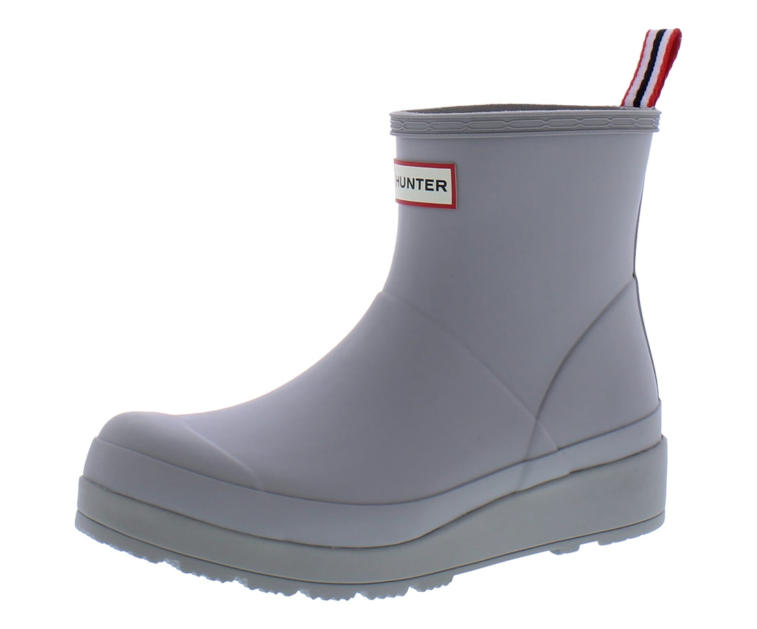 Hunter Play Short Boot Womens Shoes Size 10, Color: Zinc