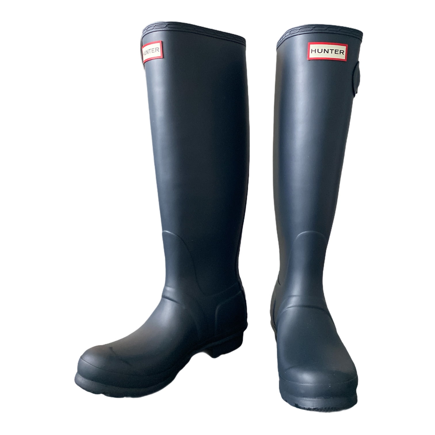 靴 HUNTER WOMENS ORIGNAL Hunter Rain Boots Women's Original Tour Tall Packable Rain