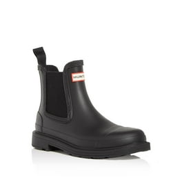 Hunter Womens Commando Slip On Ankle Chelsea Boots Walmart