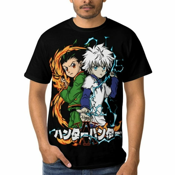 HUNTER x HUNTER T-Shirts for Men Women, Anime Short Shirts, Unisex Short Sleeve Tops, Crew Neck Tee Shirts, S-4XL