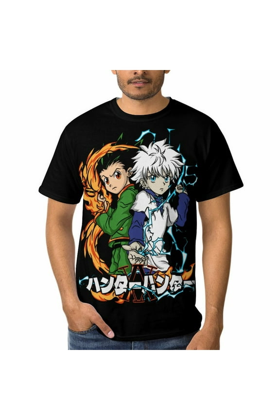 HUNTER x HUNTER T-Shirts for Men Women, Anime Short Shirts, Unisex Short Sleeve Tops, Crew Neck Tee Shirts, S-4XL
