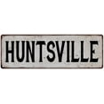 thumbnail image 1 of HUNTSVILLE Vintage Look Rustic Metal 6x18 Sign City State 106180041287, 1 of 1