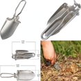 HUNXIAEI Compact Lightweight Foldable Garden Handy Camping Trowel Multi