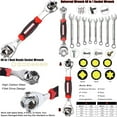HUNXIAEI Multifunctional Universal 48in1 Socket Wrench with 360