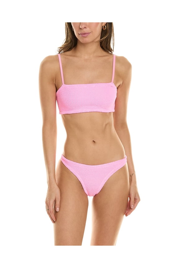 womens Hunza G Gigi 2pc Bikini Set, os, Pink