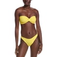 thumbnail image 1 of HUNZA G. womens Hunza G Jean 2pc Bikini Set, os, Yellow, 1 of 3