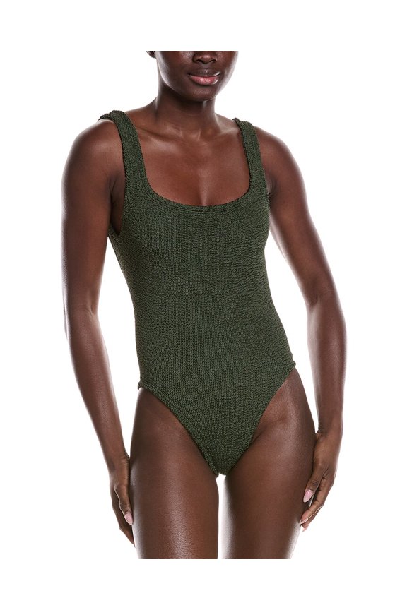 womens Hunza G Square Neck One-Piece, os