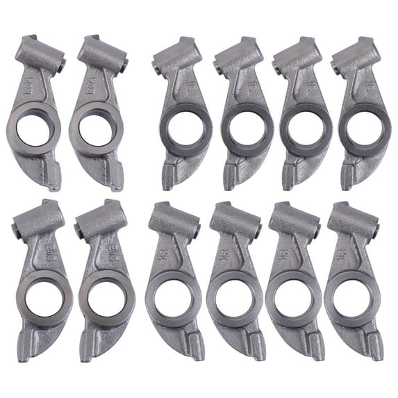 HUOEPU 12Pcs Rocker Arm Kit Compatible with Nissan Pickup 1990-1997 for Nissan 240SX Stanza 1989-1992 2.4L KA24E SOHC Replaces 13257-40F06, 13257-40F07, 13257-40F17, 13257-40F16, KA24E