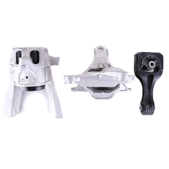 HUOEPU 3Pcs Engine Motor Mount Compatible with Honda Civic 2016-2019 2.0L CVT Complete Set Right Rear Left Supports Replaces A45004, A45006, A45005